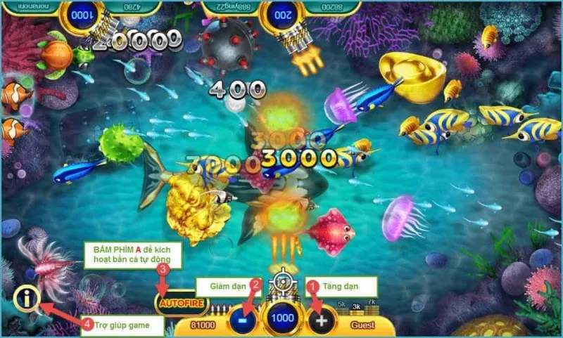 Cách chơi game Bắn Cá Đại Gia